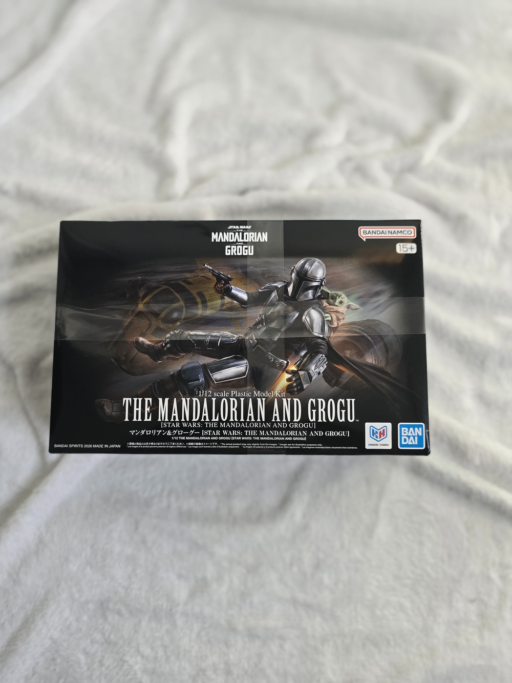 Bandai Spirits Star Wars The Mandalorian and Grogu 1/12 Plastic Model Kit Sealed